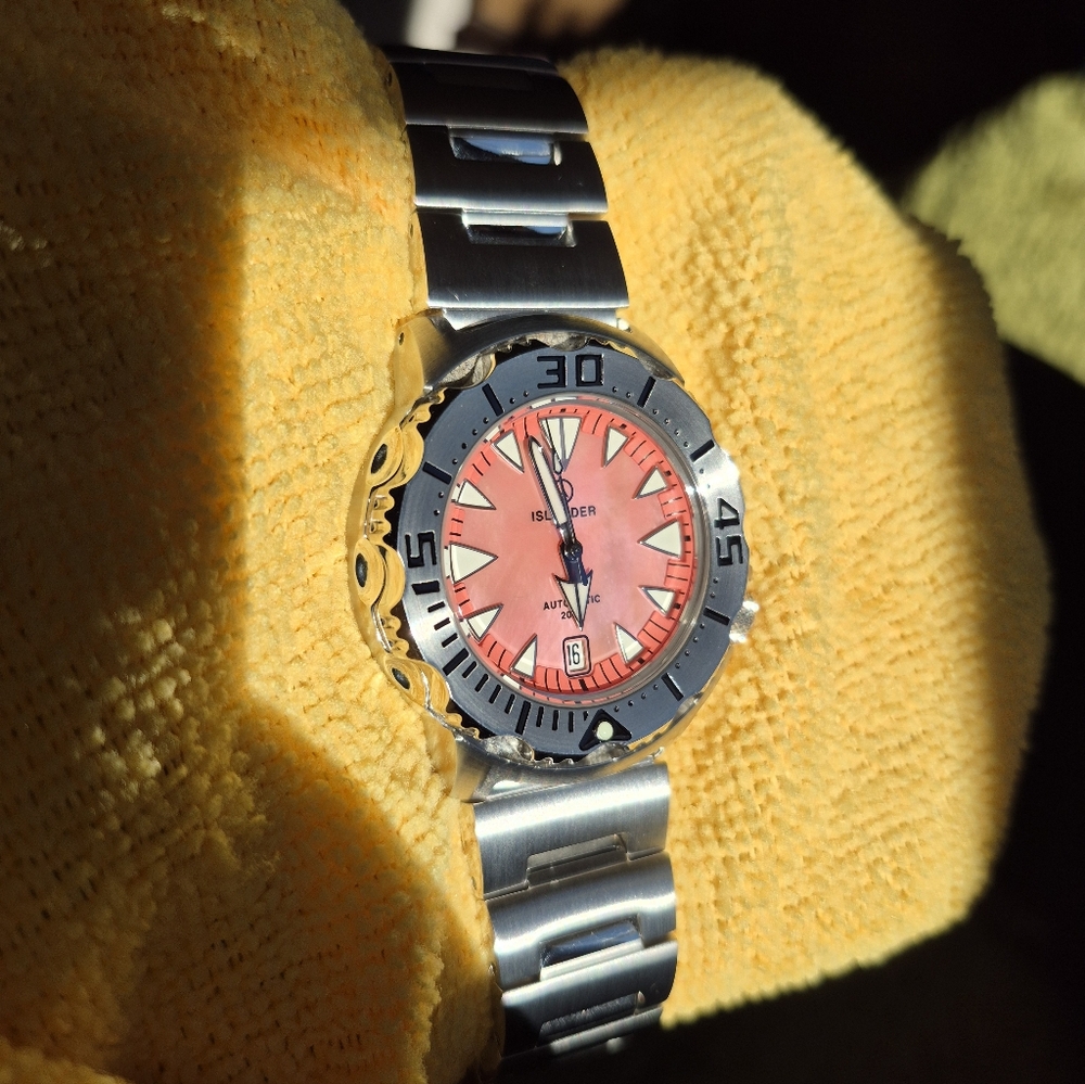 Islander ISL-142 Monster Automatic Watch Pink Dial - Picture 13 of 13